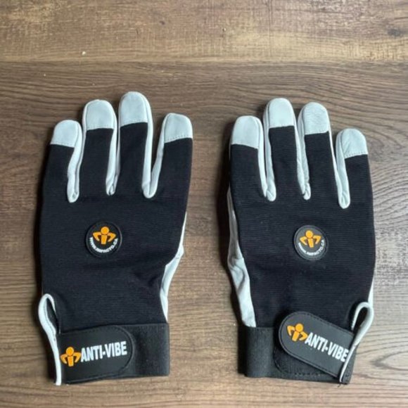 Impacto XL Anti Vibe Work Gloves Leather Full Finger Vibration BG41350 ISO 10819 - Picture 1 of 10